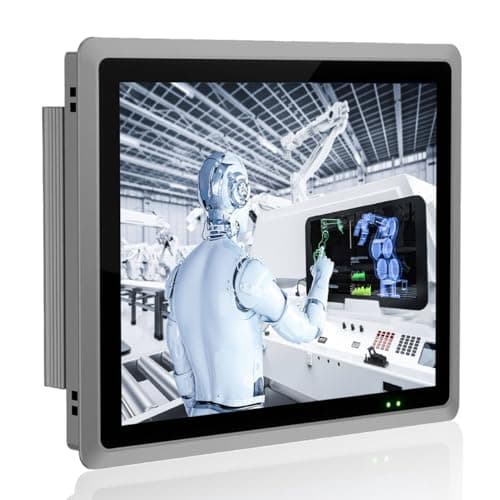 NORQIN 12.1 inches Industrial Embedded Panel PC,10 Point Capacitive Industrial Touch Screen Panel Computer,IP65 All-in-One Computer,Windows OS,for Home,Factory,Kiosk (J6412,8GB RAM 128GB SSD)