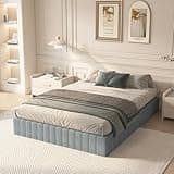 YORMDMO Box Springs with Fabric Upholstered, 9 Inch Queen Size Box Spring, High Profile Black Heavy Duty Metal Bed Base Mattress Foundation for Queen Bed