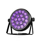 ZEMOJ 80W LED Stage Lights, RGBW Par Lights with DMX512 Remote Control and Sound Activated, Uplights for Events, Wedding, DJ, Club, Party, Church, Live Performance (1Pack)