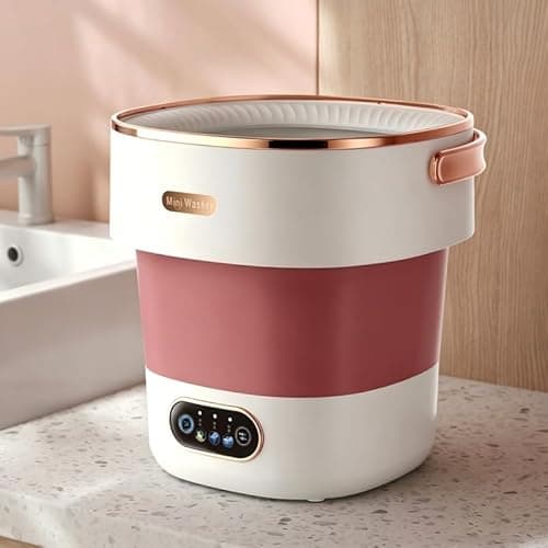 Mini Washer Small Clothes Folding Washing Machine Of Underwear Red Bean Powder