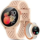 Quican Smart Watch for Women & Men, Compatible with iPhone & Android, Pink