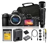 Nikon Z7 Mirrorless Camera with NIKKOR Z 180-600mm f/5.6-6.3 VR Lens Bundle, 45.7MP Full Frame Digital Camera, 4K Video, 493-Point AF, 5-Axis VR + 120GB XQD Memory Card + Camera Bag