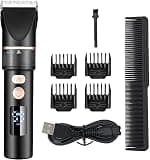 DAXXIN Hair Cutting Tool, Clippers for Hair Cutting, Rechargeable Cordless Hair Trimmers with Charging Stand, Hair Cutting Kits for Family, Men Dad Boyfriend Husband