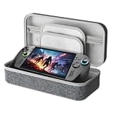 gattibor Travel Carrying Case for ASUS ROG XBOX Ally X/ROG XBOX Ally Storage Bag can Hold Data Cable, Memory Card and Charger, Anti-Drop Hard EVA Storage Bag Portable Handbag Accessories