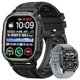 Smart Watch for Men Fitness Tracker: Military Waterproof Make Answer Call Digital Mens Watches Running Step Pedometer Smartwatch Compatible Samsung Android and iPhone Sleep Heart Rate SpO2 Monitor