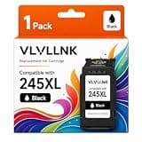 VLVLLNK Replacement for 245XL Ink Cartridge for Canon 245XL Black Ink Compatible for Pixma TR4520 TR4527 MX492 MX490 MG2520 MG2522 MG2525 MG2920 MG2922 MG3022 Printer (1 Black)
