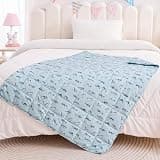 yescool Shark Weighted Blanket 5 Pounds Cooling Weighted Lap Blanket, Breathable Heavy Blanket, Weighted Throw Blanket Gifts for 40-60lbs, 36"x48"