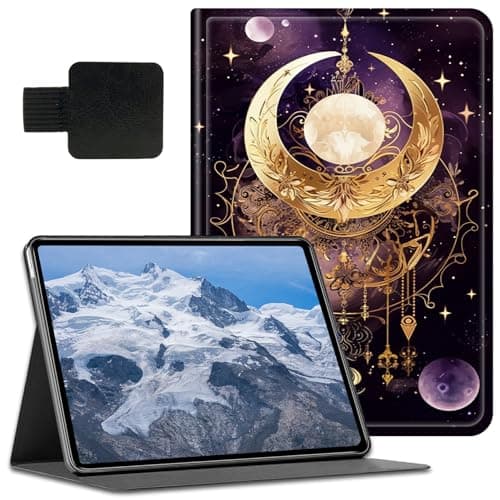 BFDHGQZC for Samsung Galaxy Tab A7 10.4 Inch(2022/2020)(SM-T500/T503/T505/T507/T509) with Pen Holder,PU Leather Shockproof Stand Protive Cover with Auto Wake/Sleep for Samsung Tab A7,Moon