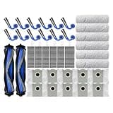 Compatible with Ecovacs Debot X11 OMNICYCLONE / X11 Pro Omni Accessories Main Brush Filter Roller Mop Replacement Parts(36PCS)