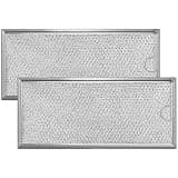 2 Pack Microwave Grease Filter Compatible with Whirlpool and GE Microwaves - WB06X10596 Microwave Oven Grease Filter Approx 13.3" x 5.7"