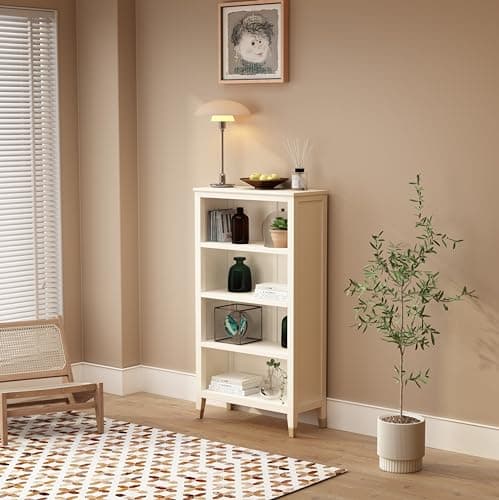Greener Valley Bookcase with 4 Shelves - Medium - B308 (White)