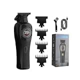 CAIMIAO Metal High Power Electric Hair Clipper - Professional & Home Use Hair Trimming Set(Style1)