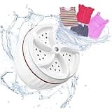 Turbo Washer Machine 30 MINS Timing Auto Shutdown for Underwear Socks Towel Business Travel Dorm Use Washing Machine Portable Washer for Apartments Portable with