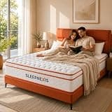 Sleepnexis Twin Mattress 10 Inch Hybrid Mattress in a Box, Cooling Memory Foam Twin Size Mattress, Medium Firm with Pocket Coils, Motion Isolation, Pressure Relief, CertiPUR-US, Fiberglass Free