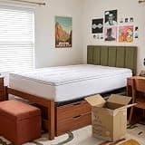 ViscoSoft 4 Inch Pillow Top Memory Foam Mattress Topper Twin XL - Cooling CertiPur-US Certified - Extra Long Hybrid Lux Dual Layer Mattress Pad - Perfect for College Dorms