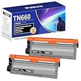 TN660 TN-660 Toner Cartridge - Replacement for Brother TN660 TN630 TN-630 TN-660 Use for HL-L2300D HL-L2380DW HL-L2320D DCP-L2540DW HL-L2340DW HL-L2360DW HL-L2305W Printer(2 Black)