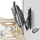 JDXQBLD Motorized Tv Mount, Hidden Drop Down Tv Lift, Tv Wall Mount Ceiling Mount Tv Bracket, 0-85° Flip Down, Fits 32-70 Inch Tvs Motorized Tv Stand