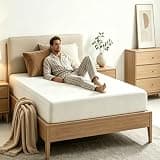 Knit Cover Foam Mattress, Skin-Friendly Fabric, Wear Resistant and Easy to Clean (10 Inch, Queen (U.S. Standard))