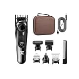 CAIMIAO Multifunctional Metal Engraving Hair Clipper Electric Shaving Kit for Professional and Home Use