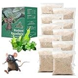 Mouse Rodent Repellent, 10 Pack Peppermint Lemon Oil Mice Repellent for Squirrel Rats Spider Pests, Natural Deterrent for Kitchen, Warehouse, Car, Indoor, Outdoor, Safe for Pets & Family