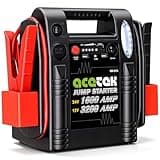 24V / 12V Jump Starter, acetek 1600/3200 Peak Amp Battery Jump Starter for Truck Car Tractor Excavator, Heavy Duty Jump Box Battery Pack with USB and DC Output