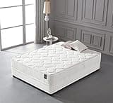 2 Queen Mattress 10 Inches White - Medium Firm Pocket Coil Hybrid Mattress Tight Top High Density Foam Breathable Cotton Cover Queen Size Mattress Bed Rolled in A Box