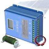 Wind Turbine Horizontal Generator Kits Charge Batteries Vertical Axis Controller Generation,12000W MPPT Charge Controller for Wind Turbine & Solar Hybrid System 48V Auto Regulator with Dump