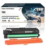 LSSF T04 Toner Cartridges Compatible with Canon imageRUNNER Advance DX C477iF C477iF C478iF C478iFZ C568iF C568iFZ Printers, Replacement Parts Contains Chip and Clear Printing (1 Pack Black)