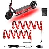 Keiurot Led Lights for Scooter Night Riding Electric Scooter LED Strip Light Red Led Light Strips 5v Flashing Mode for Xiaomi M365/pro/Ninebot/Mercane Skateboard Light 2 in 1