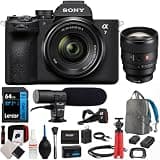 Sony a7 V Full-Frame Mirrorless Interchangeable Lens Camera with 28-70mm II Lens Bundle with Sony FE 85mm f/1.4 GM II Full-Frame Large-Aperture G Master Lens + 64GB Card + Camera Bag + Accessories