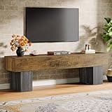 Tribesigns 63" TV Stand, Farmhouse Entertainment Center, Low TV Console Table for Living Room, Long Media Console Television Stands for 55/60/65 Inch TV
