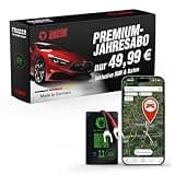 RideLink Tracer Go 2G GPS Tracker Car Motorcycle Truck - Transmitter with SIM Card, Real Time Live Tracking & Theft Detector, Includes Navigation, IP54 Waterproof, German Support, Made in Germany