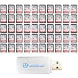 SanDisk 50 Pack 16GB Ultra SD Card for Digital Cameras SDSDUNC-016G-GN6IN