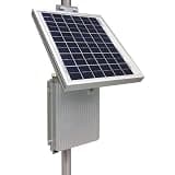 RPDC12-9-20 RemotePro® 2.5W Cont Remote Pwr Sys, 20W Solar, 12V 9Ah 108Wh Batt,12V 20A PWM Solar Charge Ctrl, Pole/Wall Mt Outdoor DieCast Alum Encl and Side of Pole Solar Mount