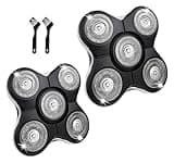 1/2Pcs Shaver Replacement Heads Compatible With Balder XR7000/XR1500/XR5 Head Model Shaving For Bald Men(2pcs)