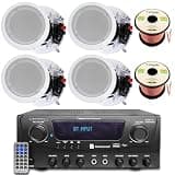Technical Pro Home Theater Sound System Kit, 1000 Watts Bluetooth Amplifier