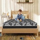 6 Inch Twin Mattress for Kids, Twin Gel Memory Foam Mattress in a Box with Cooling Sleep & Pressure Relief for Medium Firm Support/Daybed/Bunk Bed, CertiPUR-US Certified, Removable Cover (Twin)