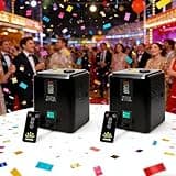 2PCS, 350W Black Cold Effect Machine (Include 10pcs Consumables), Wedding Lights Effect for Wedding Party Outdoor Event Church DJ Show