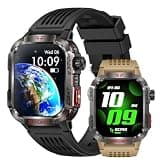 HT29 Smart Watch with Bluetooth Calling, Heart Rate Monitor, Pedometer, Sleep Tracking, IP68 Waterproof, Sport Style (Black, Silver, Gray)