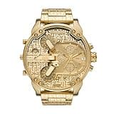 Diesel Mr. Daddy 2.0 Men's Watch, Quartz Stainless Steel Chronograph Watch for Men, Color: Gold Logo