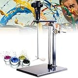 iumLeap Pneumatic Stand Mixer, 20 Liter Pneumatic Paint Mixer, Table Top Vertical Air Agitator for Mixing Feed, Plaster, Paint, Cement, Mortar, Impeller