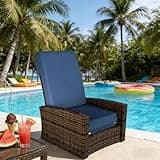 Outdoor Chair,Outdoor Swivel Recliner Chair