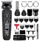 DAXXIN Hair Clippers, Professional Electric Clipper Grooming Kit Waterproof Stainless Steel Blades Classic Retro for Man Wet/Dry