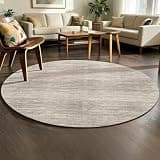 Heated Floor Mat, Round Electric Heated Area Rug with Adjustable Temperature & Timer, Large Heating Pads & Foot Warmer for Office Study Playroom Pet Sleeping Area(C,180cm)