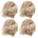 Alpaca Wool For Birds, 4 Pack Alpaca Wool Birds Nesting Material, Nesting Material for Wild Bird, 40g Each Bag Canaries, Finches & Small Songbirds