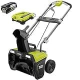 Ryobi 20 in. 40-Volt Brushless Cordless Electric Snow Blower with 5.0 Ah Battery and Charger Included (1)