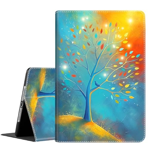 Case for iPad 10.2 2021 iPad 9th Gen / 2020 iPad 8th Gen / 2019 iPad 7th Gen, Durable Shockproof Protective Cover for 10.2", Tree of Life
