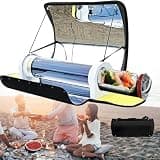 Smokeless Solar Oven, Portable So-lar Stove, 4.5l/1.2gal Solar Oven, Fast 20 Min Meal Prep, Efficient Solars Panels, Max Temperature 288℃/550°F, Ideal for Camping, Outdoor Cooking Travel