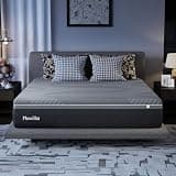 Novilla AiryFlow King Size Mattress 16 Inch, Gel Memory Foam Mattress King for Cool Night & Spinal Alignment, Pressure Relief & Motion Isolation, Green Tea-Infused, CertiPUR-US Certified, Medium Firm