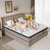 HERESTWELL Hybrid Mattress in a Box, Medium Firm Memory Foam and Individual Pocket Springs, Bed Mattress Breathable for Pressure Relief, Motion Isolation, Cool Sleep (12 inch Twin, 12, 12", inch)
